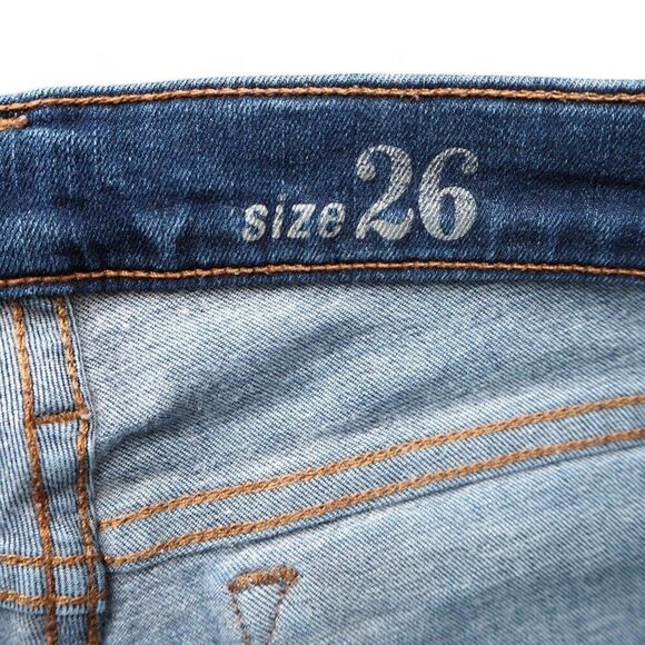 J. Crew Toothpick Skinny Jeans Medium Wash Blue Women's 26 - Picture 3 of 11